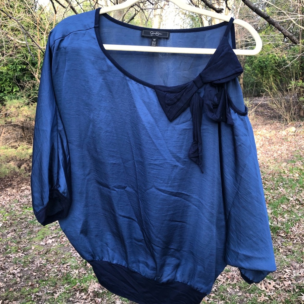 Off shoulder top with bow